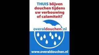 Mobiele douche verhuur OveralDouchen.nl Tijdelijke nooddouchecabine huren geen zorgen