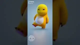 Dancing yellow dinosaur