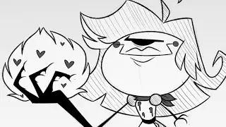 Nifty stole more fur from Val's coat. Hazbin Hotel Comic Dub
