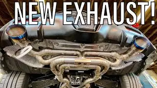 MY 2021 SUPRA FINALLY SCREAMS!! INSTALLING THE BOOSTLOGIC EXHAUST!