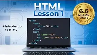 Introduction to HTML, how to create and run HTML file | Lesson - 1 | HTML in Hindi