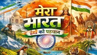 मेरा भारत &ndash; रंगों की पहचान 🇮🇳 | Deshbhakti Song | Proud Indian Song