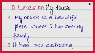 Essay on My House | Easy 10 Lines & Paragraph for Students