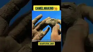 mitti se camel making with clay awesome art #shorts
