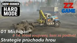 SnowRunner Hard Mode - Strategie průchodu hrou 01/14 Vrtac&iacute; soupravy