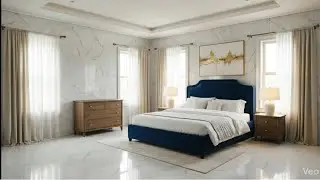✨ Serene Marble Sanctuary: Luxury Master Bedroom Transformation ✨