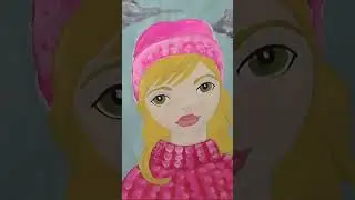 Watch Me Paint This Girl's Face &ndash; You Won't Believe the Technique #painting #tutorial
