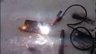 WERT сварочный аппарат (инвертор)Тест- 2 aparato de soldadura (inversor), Test
