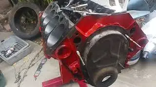 vortec 5.7 (350) roller block timing cover and water pump conversion.