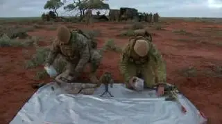 US v Aus Ration. Spread it out on a Tarp