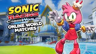 Sonic Racing CrossWorlds: Online World Matches | JOURNALIST AMY!