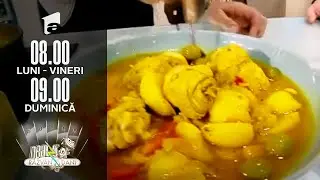 Astăzi gătim împreună cu Nicolai Tand o rețetă interesantă de tajină de pui și o paella