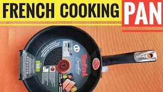 Tefal induction cooking pan with Thermo spot | French titanium tech non-stick interior