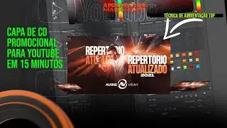 Como fazer BANNER DE MUSICA / CAPA DE CD para youtube ( Photoshop 2021)