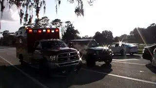 Orange County Fire Rescue Engine 81 and Medic 7 Responding