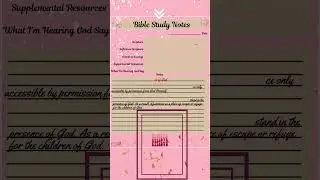 Bible Study Notes Printables, Bible Study Workbook #biblestudyguide #biblestudynotes #biblestudy