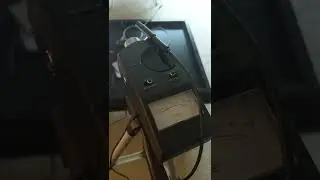 Dayton IMM-6 mic on the laptop, tuning the TV with Room EQ Wizard (REW) #testing #diy #audio