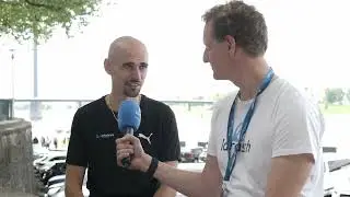 Uniper D&uuml;sseldorf Marathon: Hendrik Pfeiffer vor dem Rennen im Halbmarathon