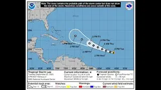 Tropical Storm Lee Update:Lee Expected To Become A Major Hurricane