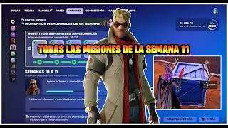⚔️FORTNITE - C&Oacute;MO COMPLETAR TODAS LAS MISIONES DE LA SEMANA 11 / CAP&Iacute;TULO 7
