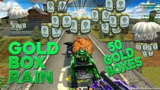 Tanki Online - INSANE GOLD BOX RAIN! | OVER 50 GOLD BOXES DROPPED! | By Claudiu