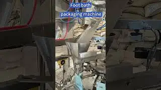 Foot bath pack packaging machine #machine