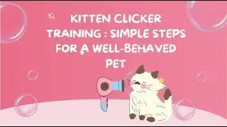 Kitten clicker training : Simple Steps for a Well-Behaved Pet