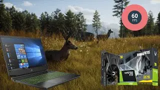 Way Of The Hunter FPS Test on HP Pavilion 15 Gaming Laptop (GTX 1650)