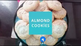 bademli kurabiye , almond cookies  , کلوچه بادامی