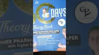 Crack DMER Pharmacist Exam in 30 Days | Theory Book Review | Best Book for DMER Pharmacist 2025