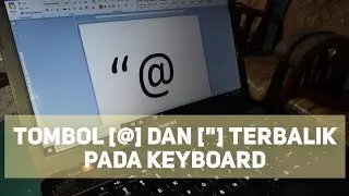 Cara Mengatasi Tombol @ dan 