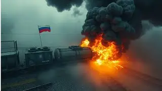 Украина взорвала российский поезд с 1000 тонн топлива