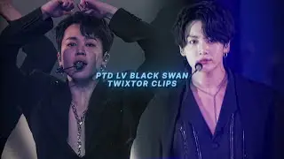 BTS - PTD LV BLACK SWAN PERFORMANCE twixtor clips