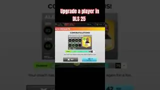 How to upgrade a player in Dream League Soccer 2025 DLS 25 #football #dls #dls25 #dlsprogamers