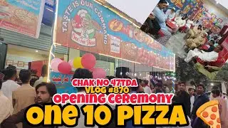 1 10 pizza|One Ten pizza opening ceremony at 47TDA|Best pizza point in Bhakkar|Vlog 870|Pizza lovers