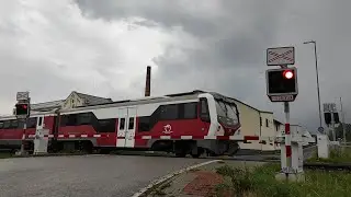 Železničné priecestie Kežmarok-Pradiareň / Slovak railroad crossing