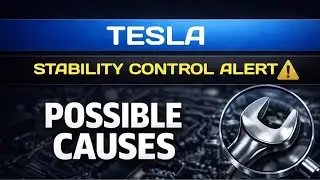 Ложные оповещения системы стабилизации автомобиля Tesla &ndash; вероятные причины.