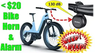 Ebike Horn & Anti-Theft Alarm - less than $20
