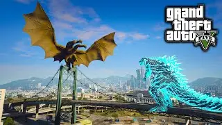 Godzilla Earth ゴジラ・アース Vs King Ghidorah ( GTA V Mods )