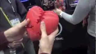 3D printed, screwless heart gears by MakerBot at the NY Toy Fair