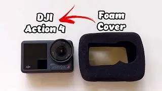 DJI Osmo Action 4 Camera Wind Noise Reduction with Foam Cover Motorcycle Test (2026)