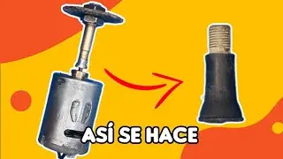 ✅ Cómo hacer Mini ESMERIL casero muy POTENTE