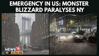 Emergency Declared Snowstorm in NYC as Northeast U.S. Grapples With Chaos | Weather News | 4K