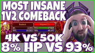MOST INSANE 1vs2 COMEBACK YOU'VE EVER SEEN - AFFLICTION WARLOCK VS BOOMKIN & AFFLICTION WARLOCK