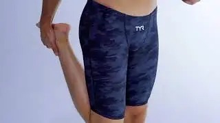 TYR Men's Venzo Camo High Waist Jammer Tech Suit Swimsuit | SwimOutlet.com
