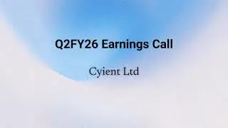 Cyient Ltd Q2FY26 Earnings Conference Call