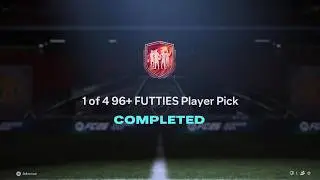 EA FC 26 Ultimate Team SBC 1 of 4 96+ Futties player pick opening.