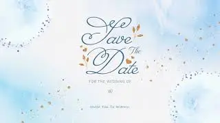 SAVE THE DATE VIDEO | Wedding HD Stock Video|Free HD Videos - No Copyright
