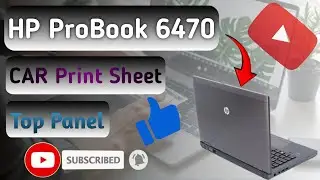 HP ProBook 6470 CAR Printed Skin Wrap 2024 | Laptop Lamination | Nadeem Traders