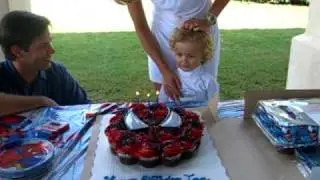 Ian 3rd Birthday-blow out those candles!!